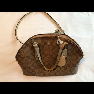 Coach Peyton Signature Cora Domed Satchel